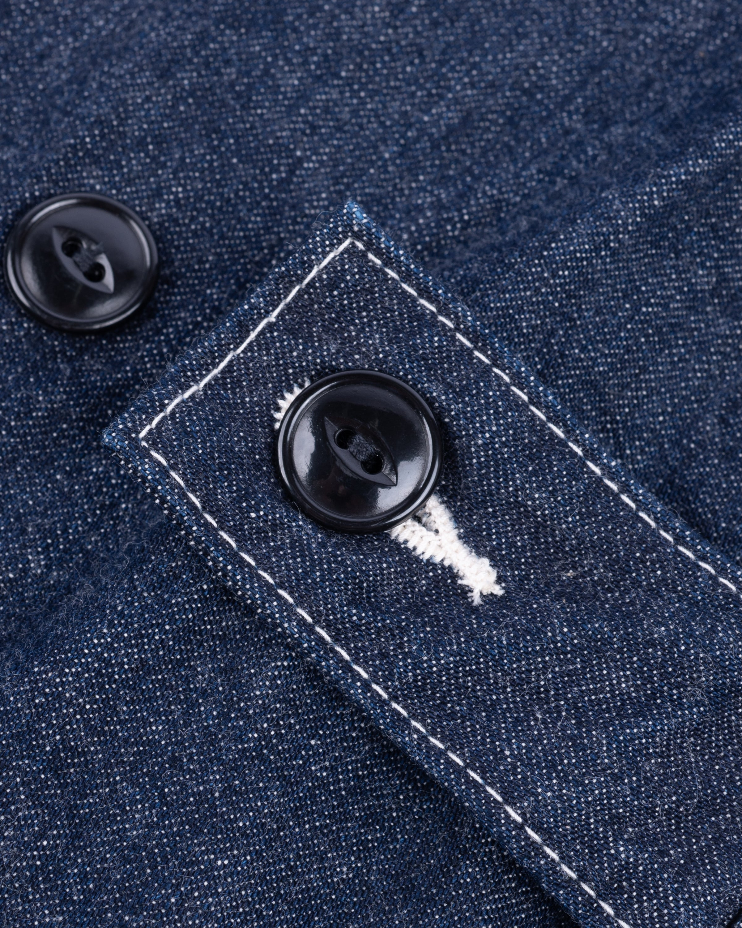 IHV-48-IND 10oz Selvedge Denim Work Vest - Indigo - 9