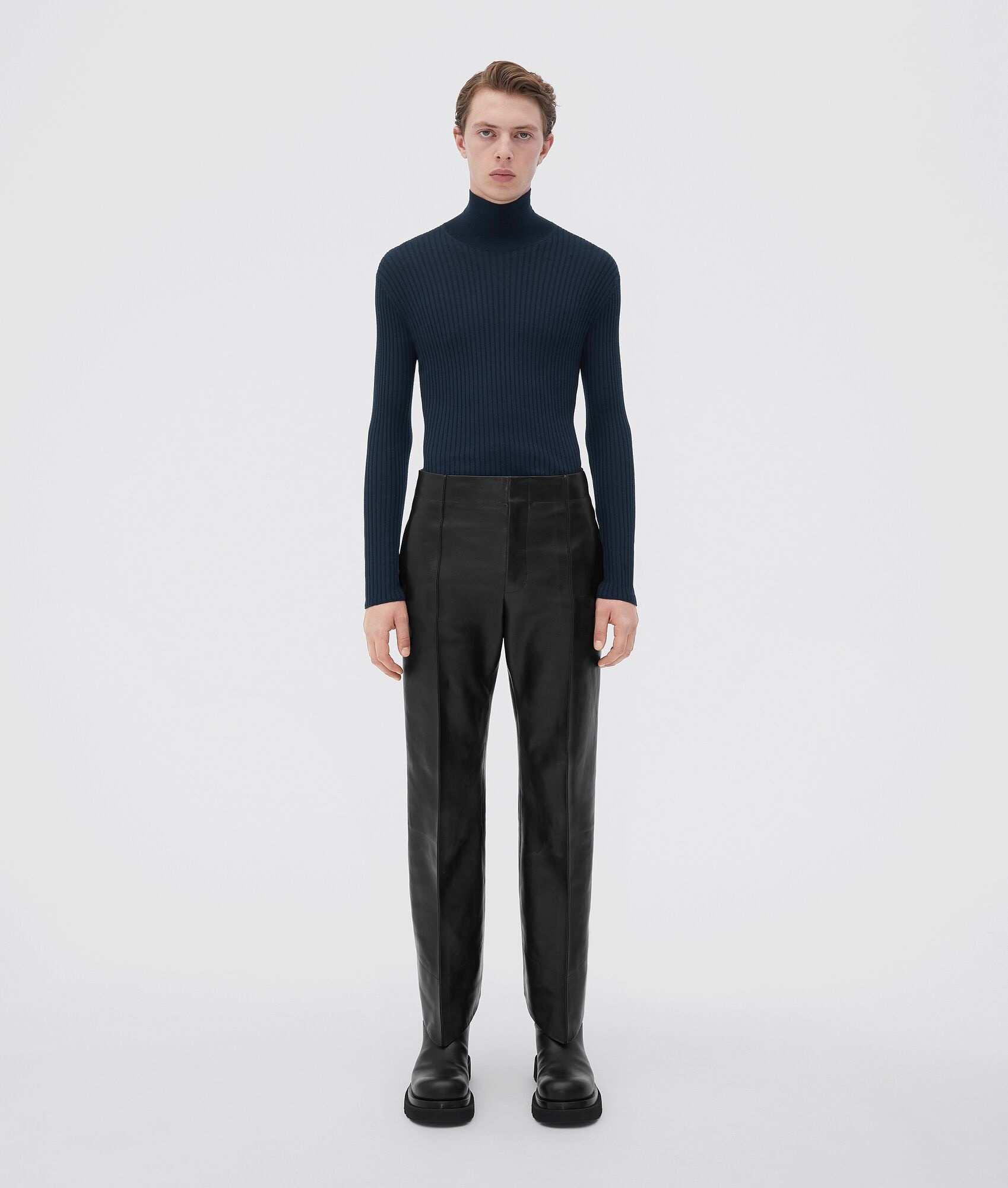 lightweight cashmere and silk ribbed jumper - 1