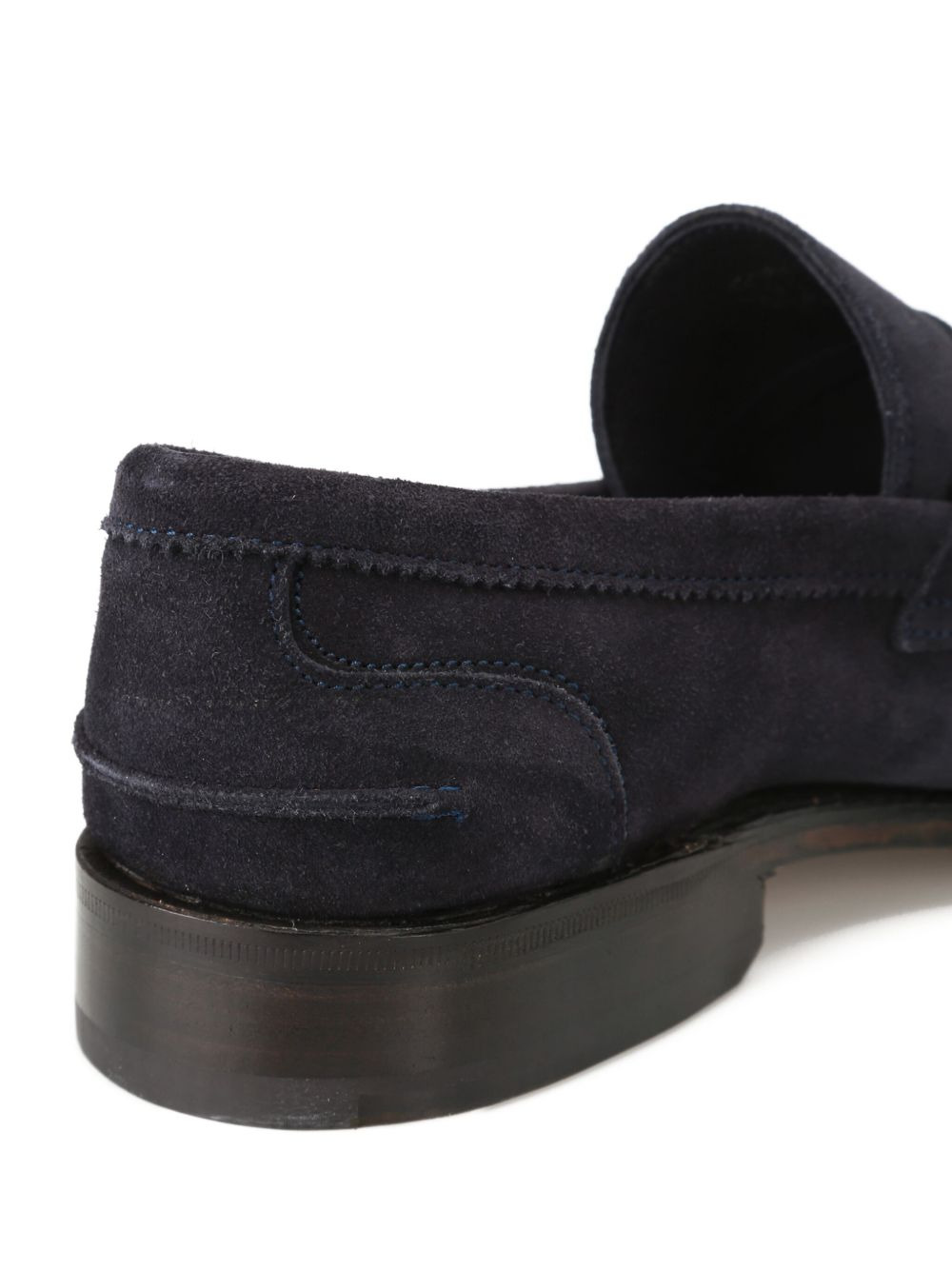 penny-slot suede loafers - 5