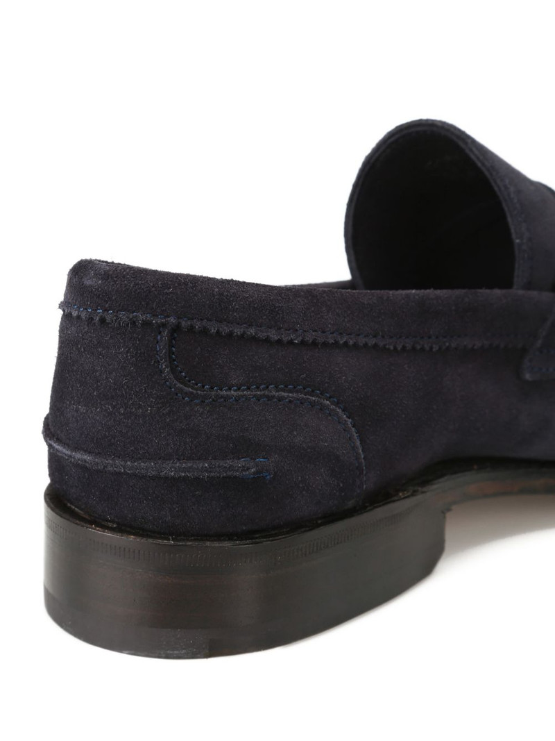 penny-slot suede loafers 5