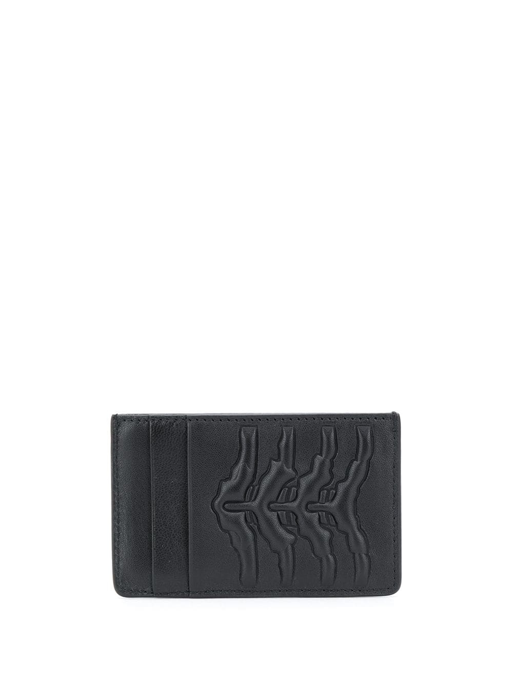 embossed-motif cardholder - 1