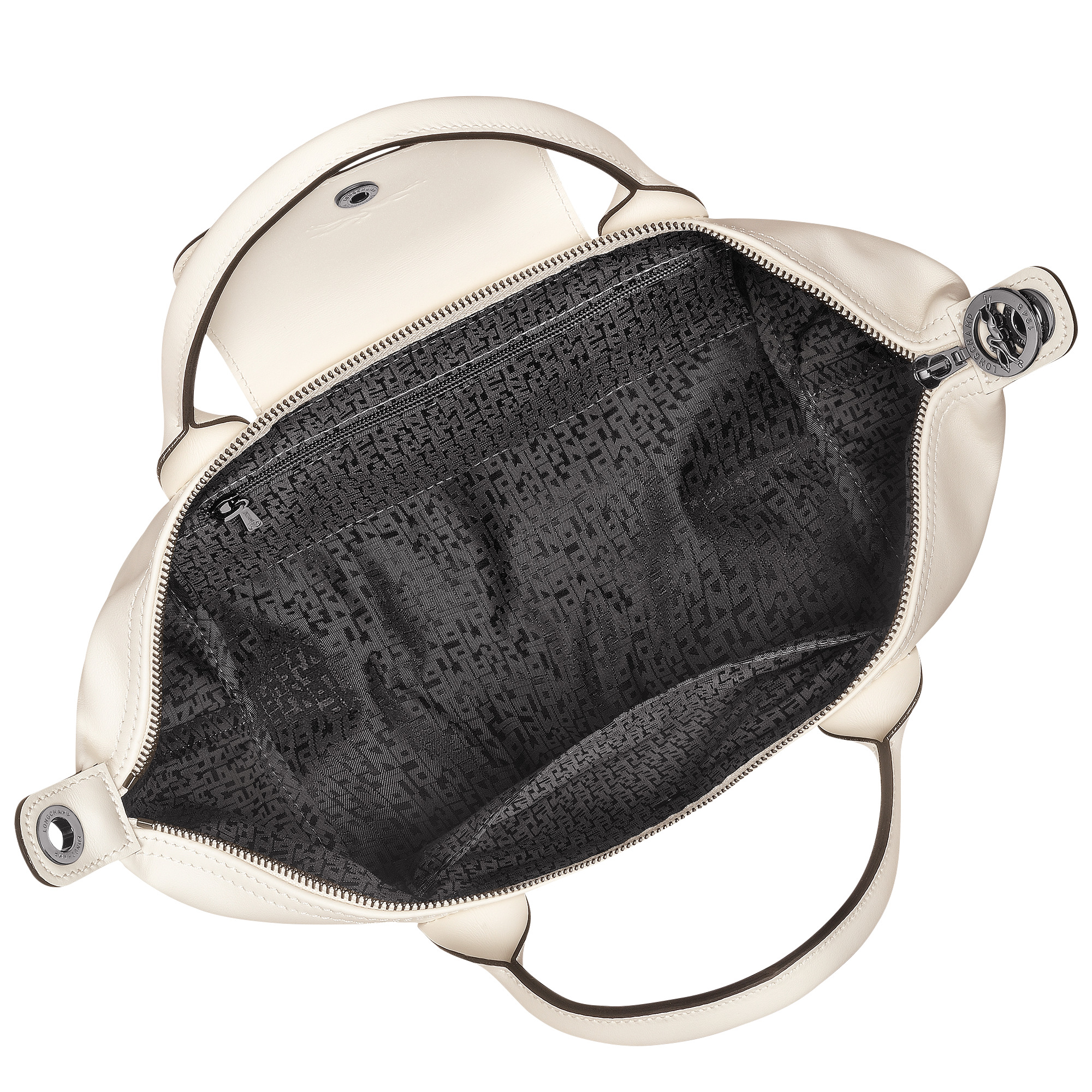 Le Pliage Xtra S Handbag Ecru - Leather - 5