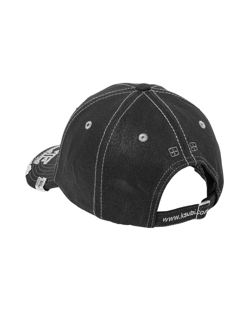 KSUBI X ALICE HOLLYWOOD ATELIER CAP BLACK WAX 3