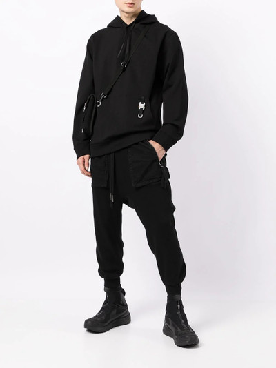 Boris Bidjan Saberi drop-crotch cargo trousers outlook