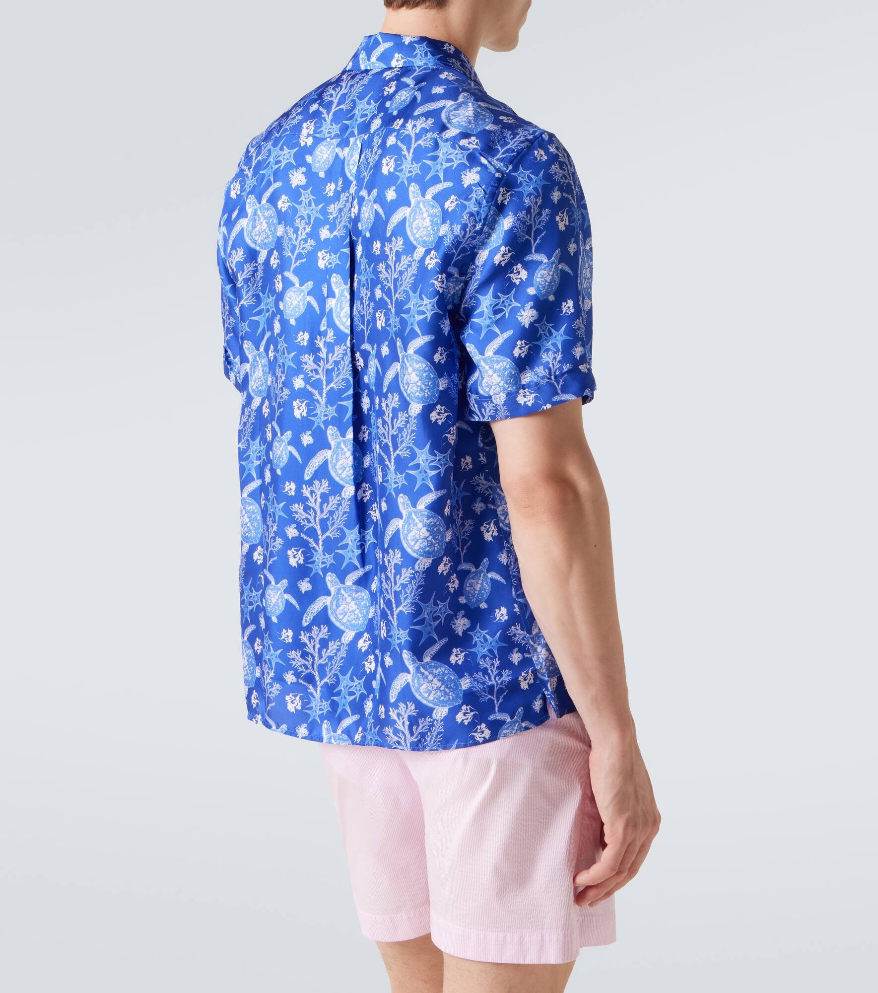 Charli printed silk bowling shirt - 4