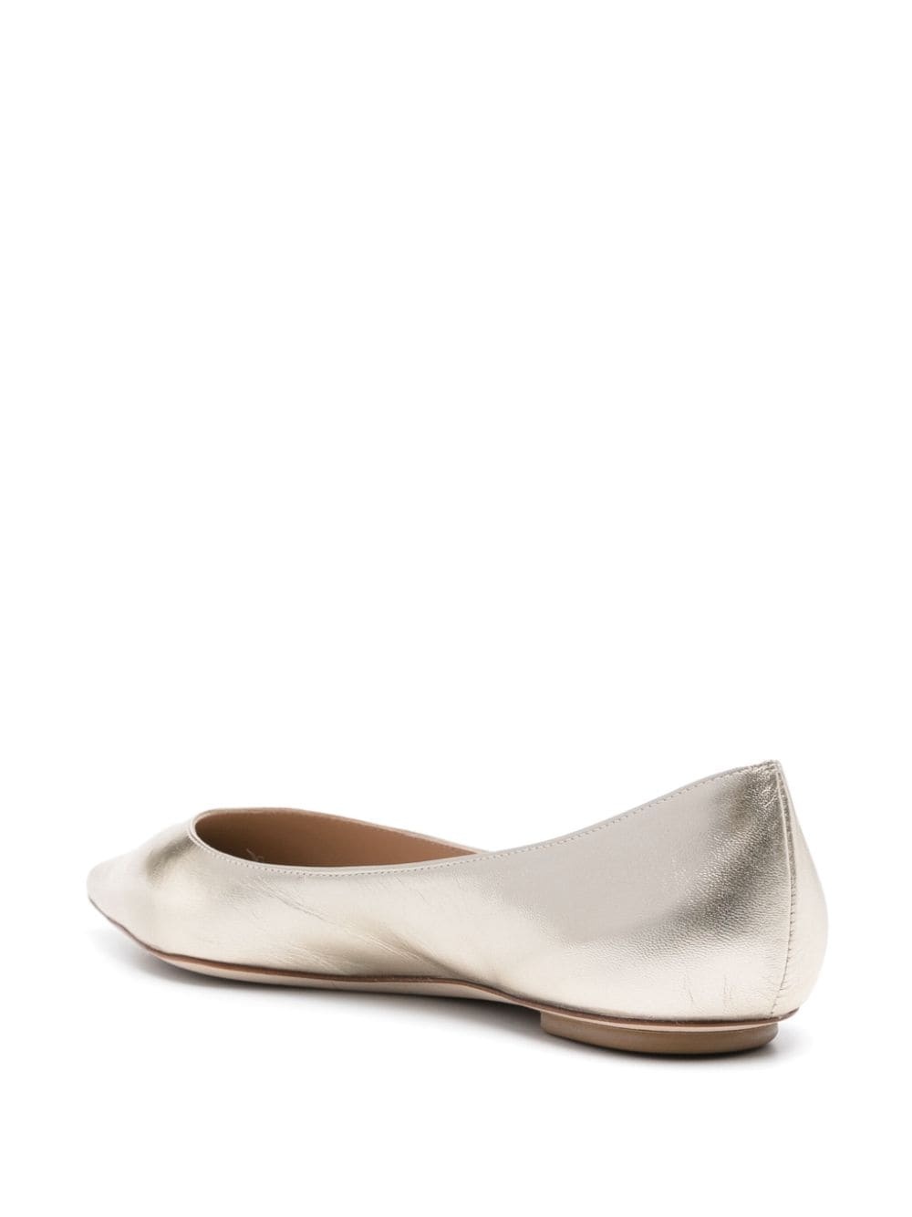 Emilia metallic ballerina shoes - 3