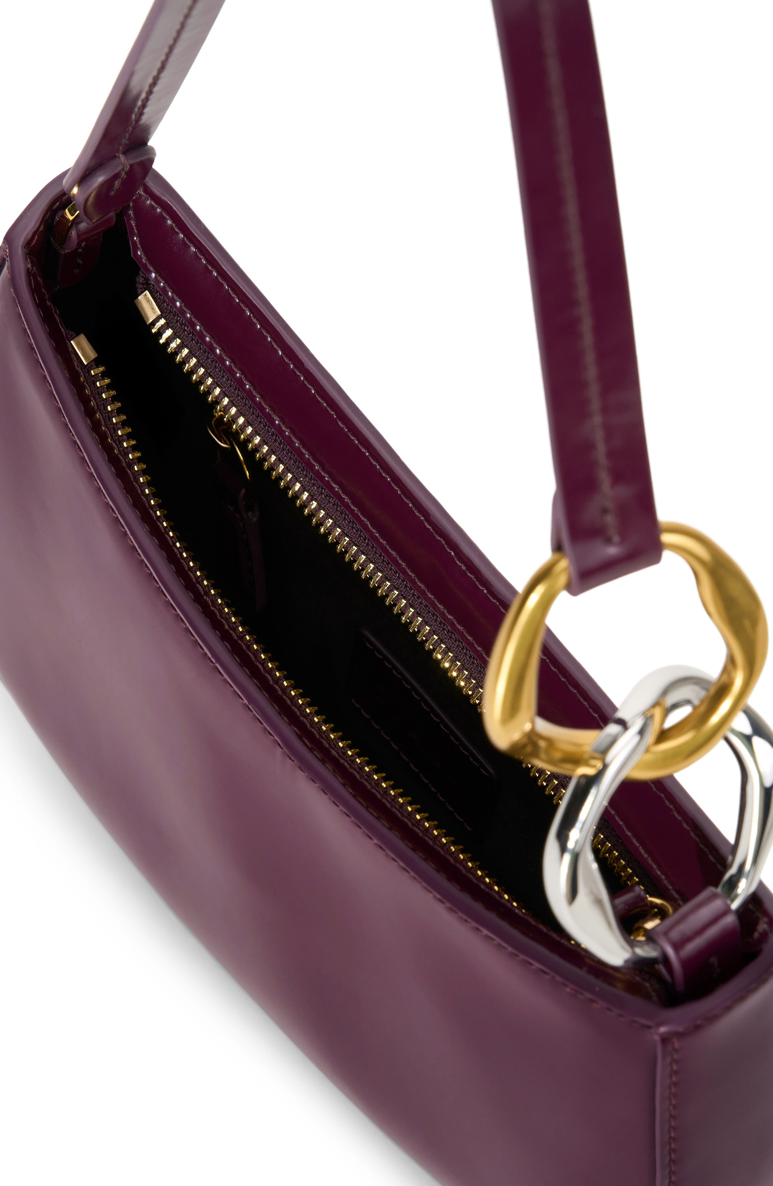 STAUD Ollie Leather Shoulder Bag in Syrah at Nordstrom - 2