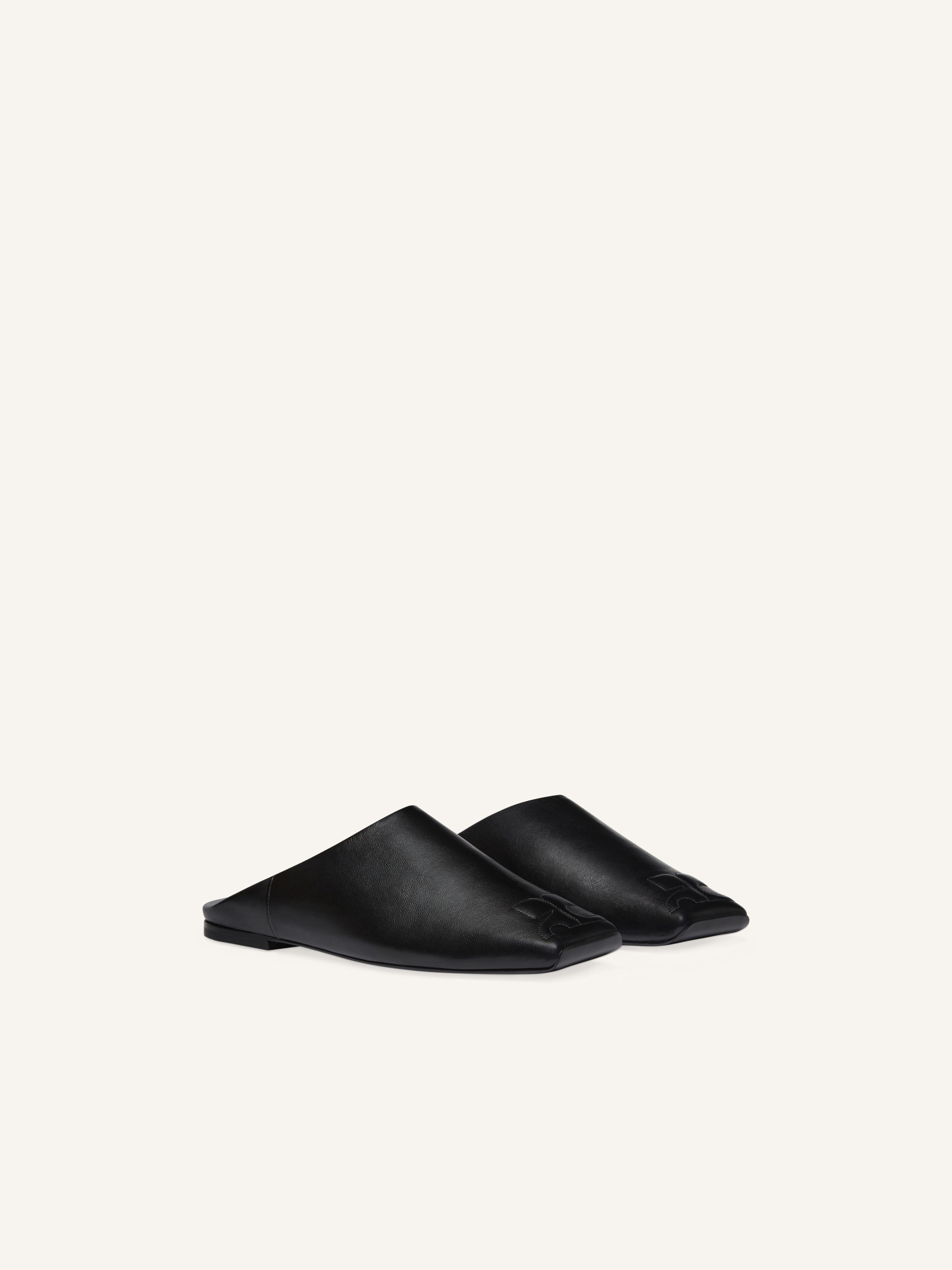 HERITAGE LEATHER MULES - 2