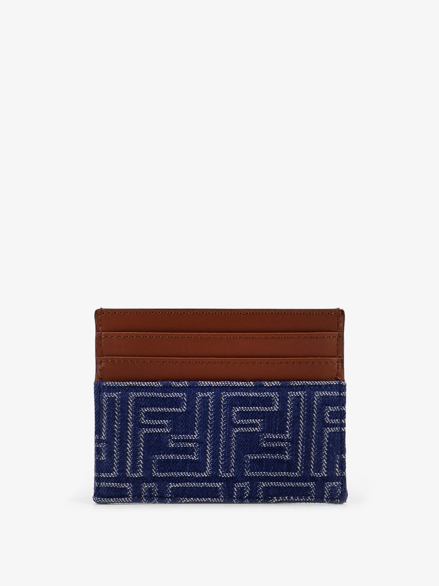 JACQUARD FF FABRIC CARDHOLDER WITH DENIM EFFECT - 2