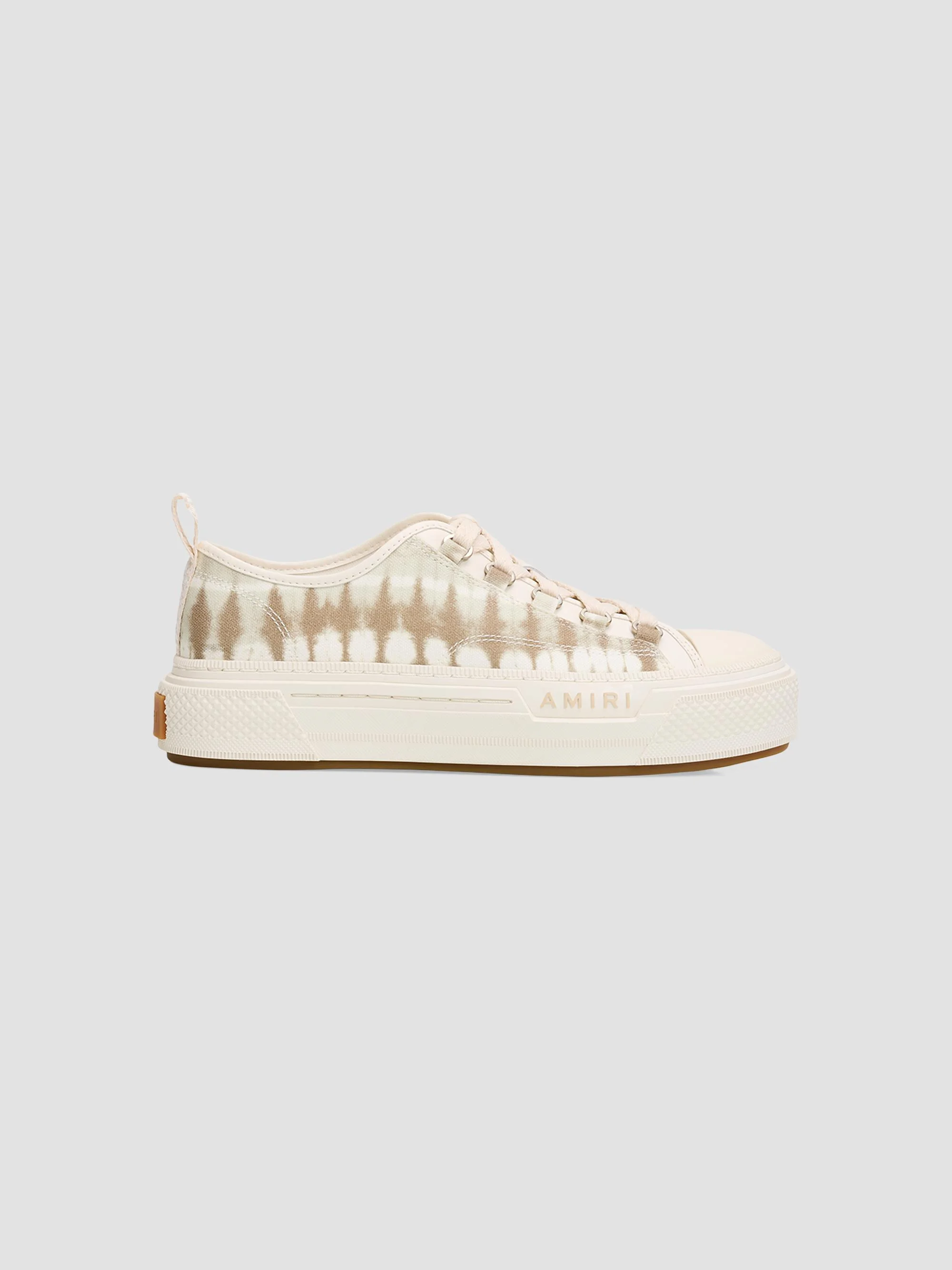 Women's Tie-Dye Court Low-Top Sneakers - Alabaster - 1