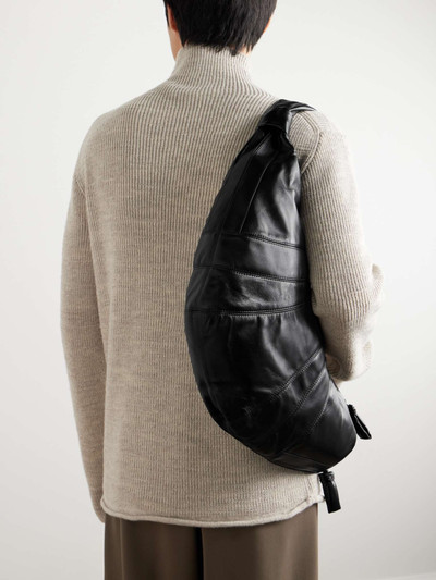 Lemaire Croissant Large Leather Messenger Bag outlook