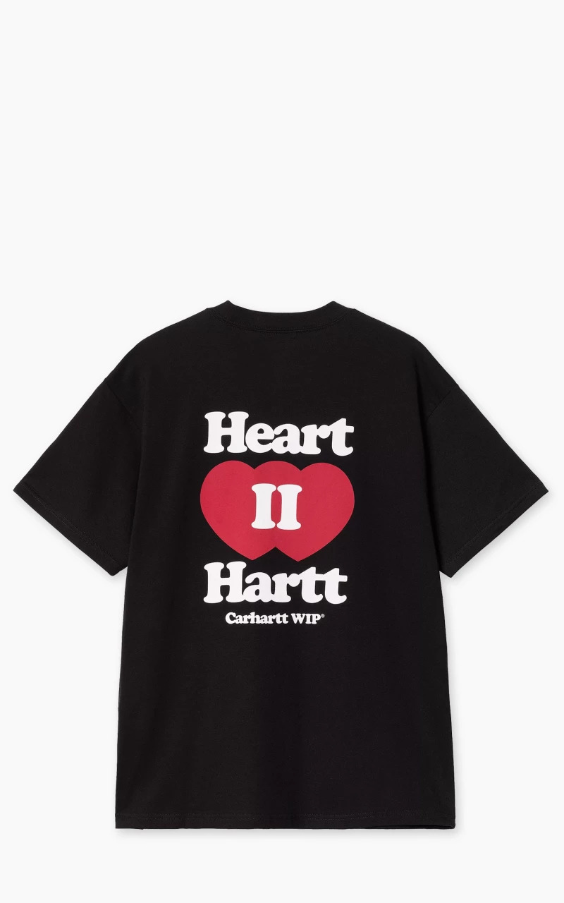 S/S HEART II HARTT T-SHIRT BLACK - 3