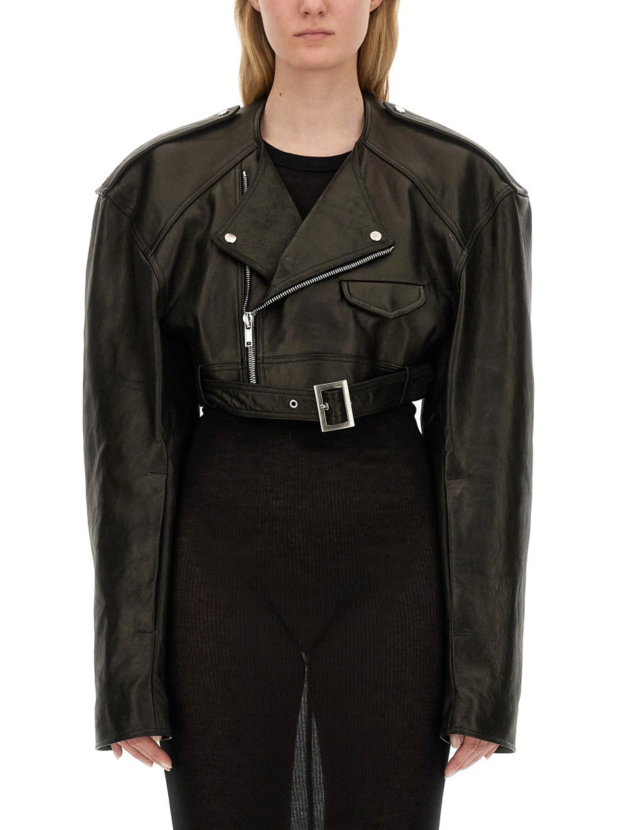 Rick Owens Women Biker Jacket - 1