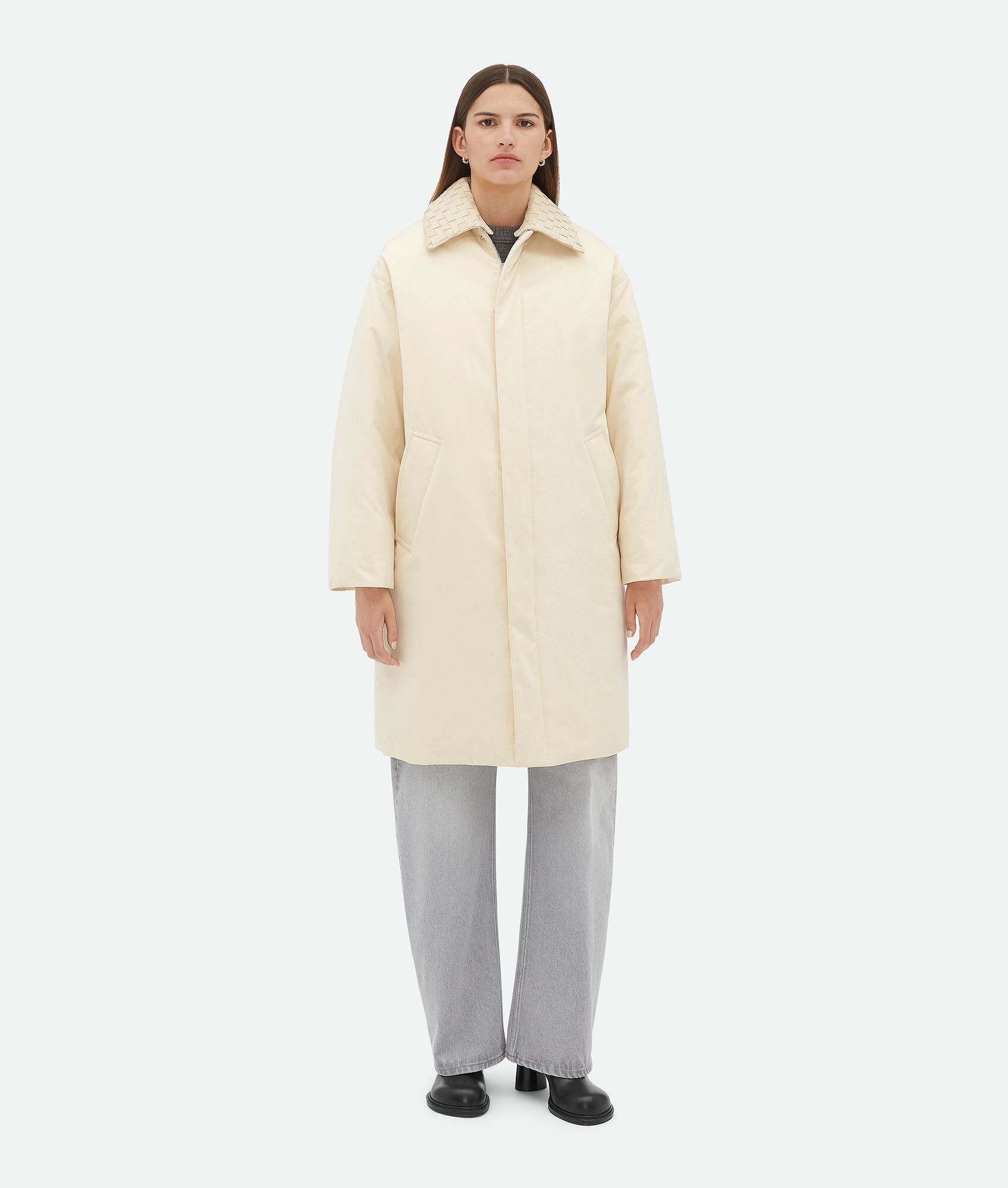 Cotton Twill Puffer Jacket - 4