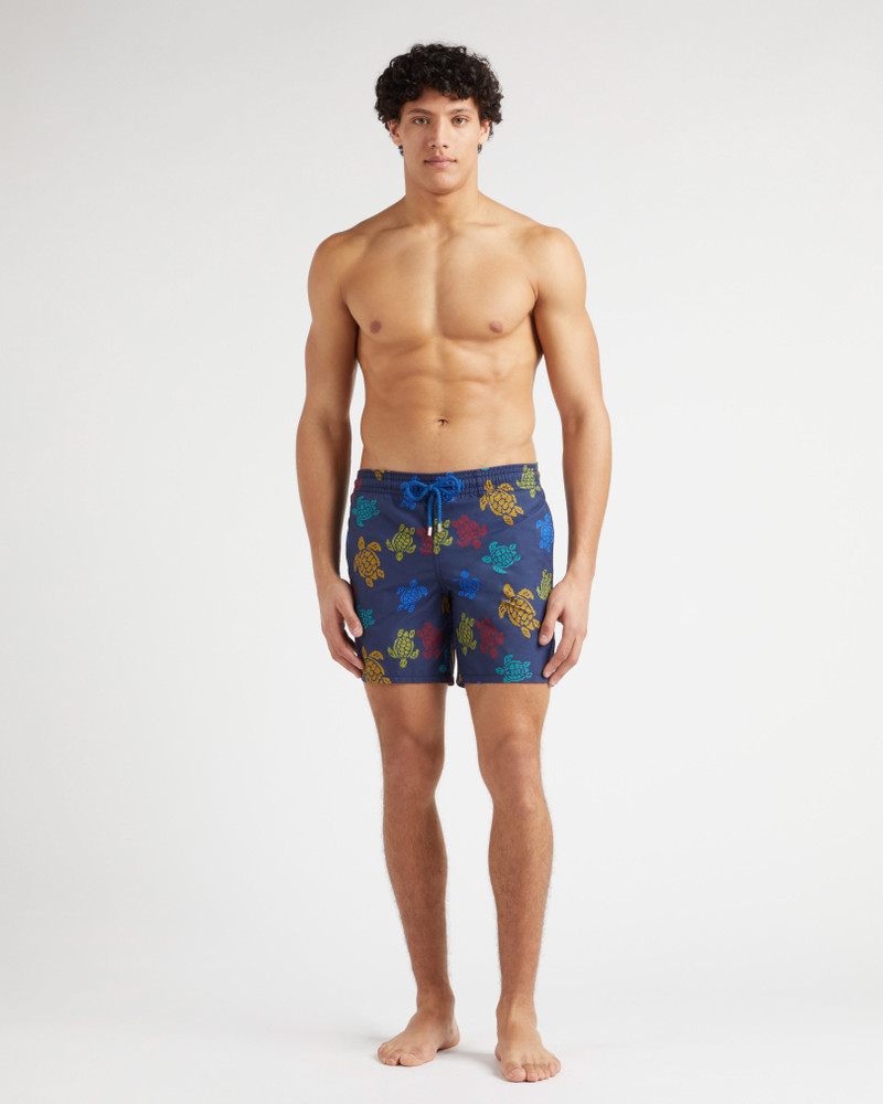Vilebrequin Men Swim Trunks Ronde des Tortues Tricot - Vilebrequin x Falke outlook