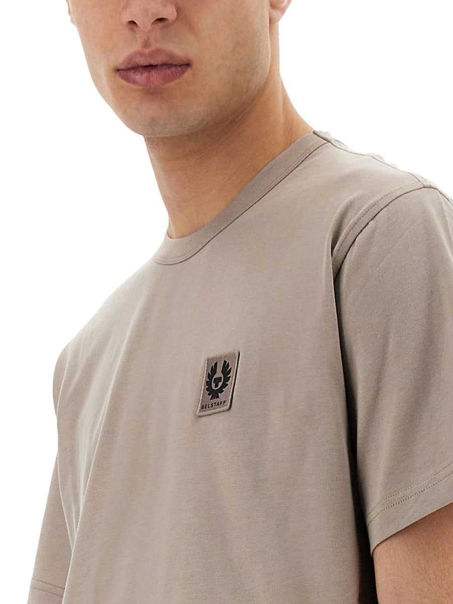 Belstaff Men T-Shirt With Logo Patch - 2