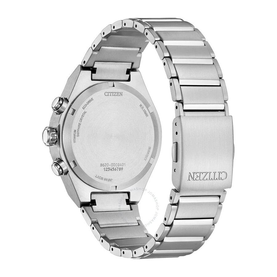 Citizen - Citizen Zenshin Senkei Chronograph Silver Dial Ladies Watch CA4690-51A - 3