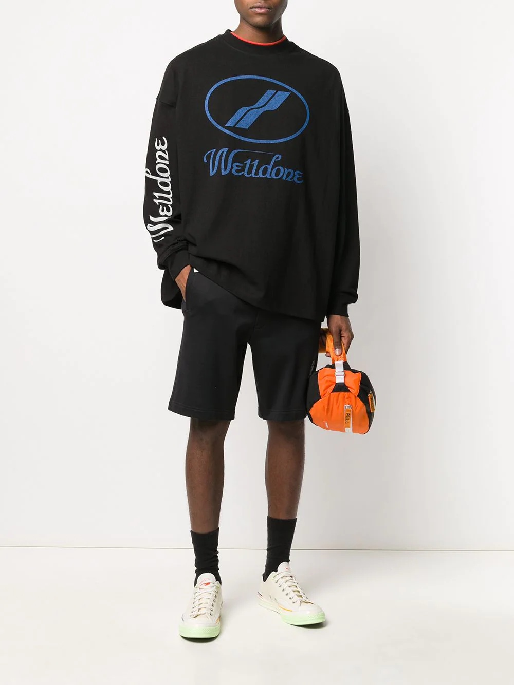 oversized logo sweatshirt - 3