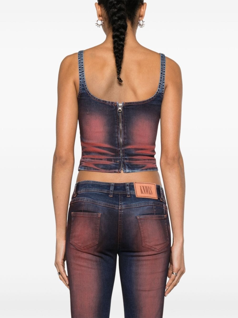 Harley denim crop top - 4