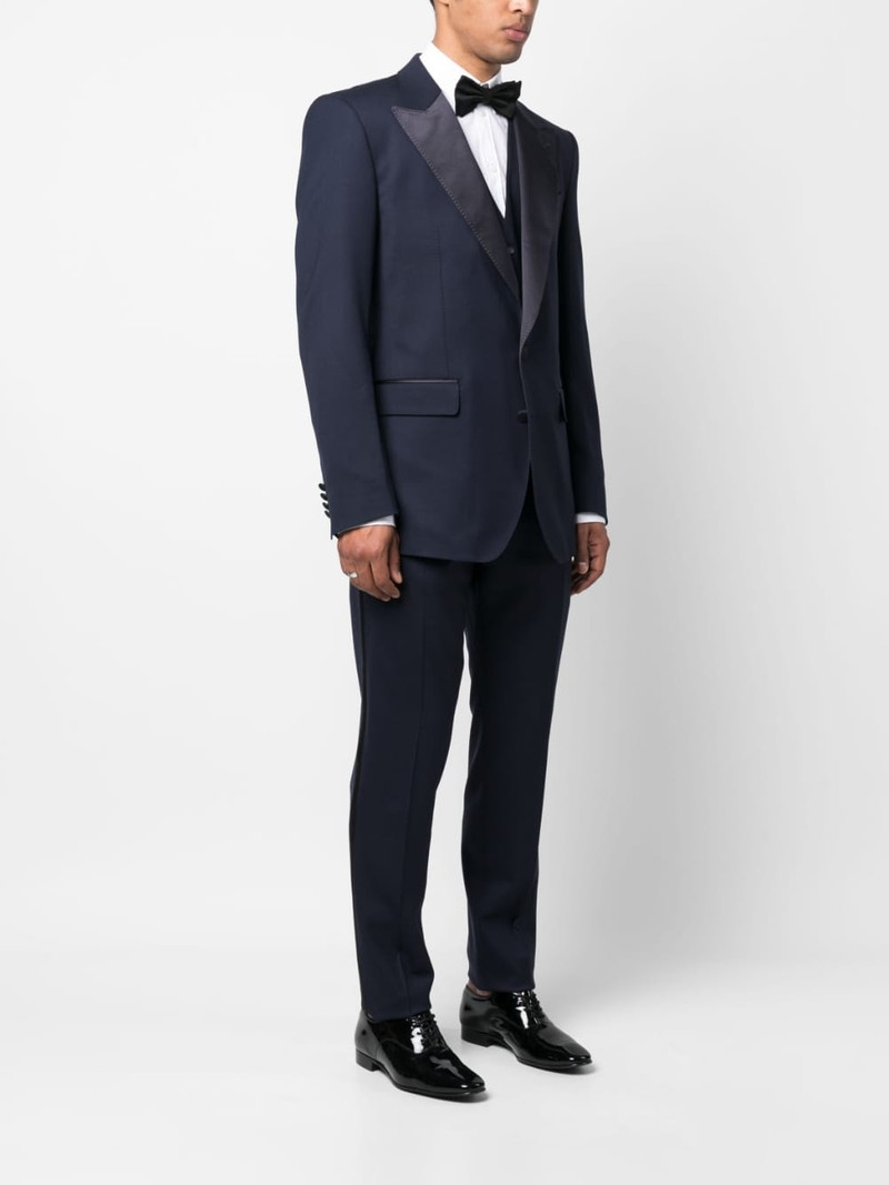 tuxedo-style three-piece suit 3