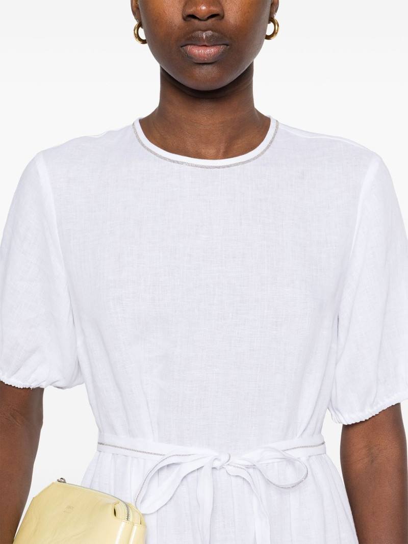 bead-detail midi dress 5