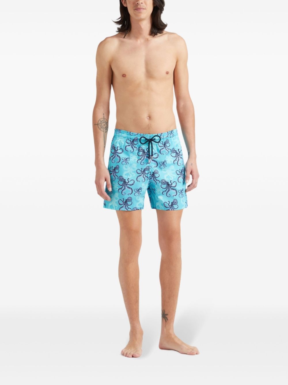 octopus-print swim shorts - 3