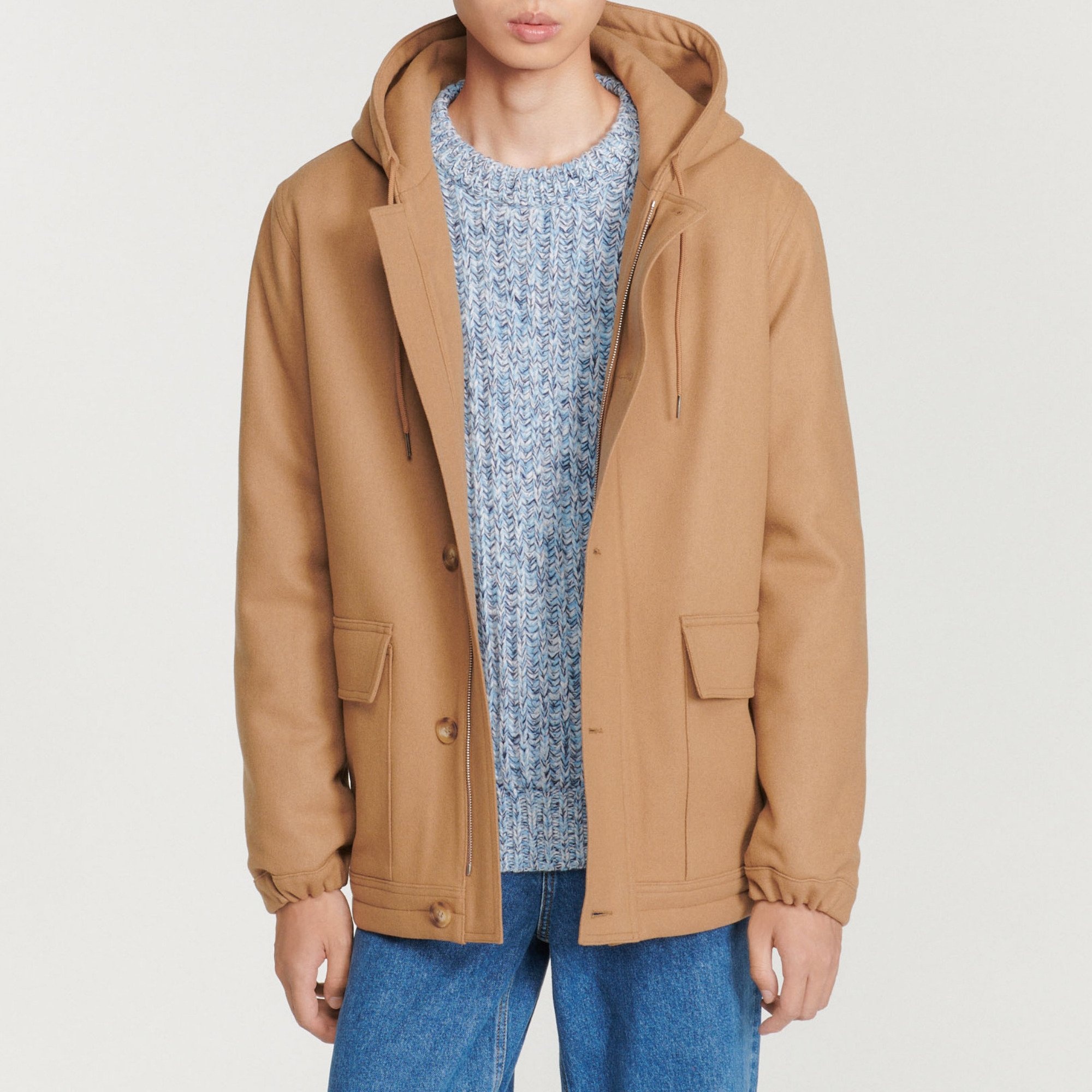 Wool cloth coat - 4