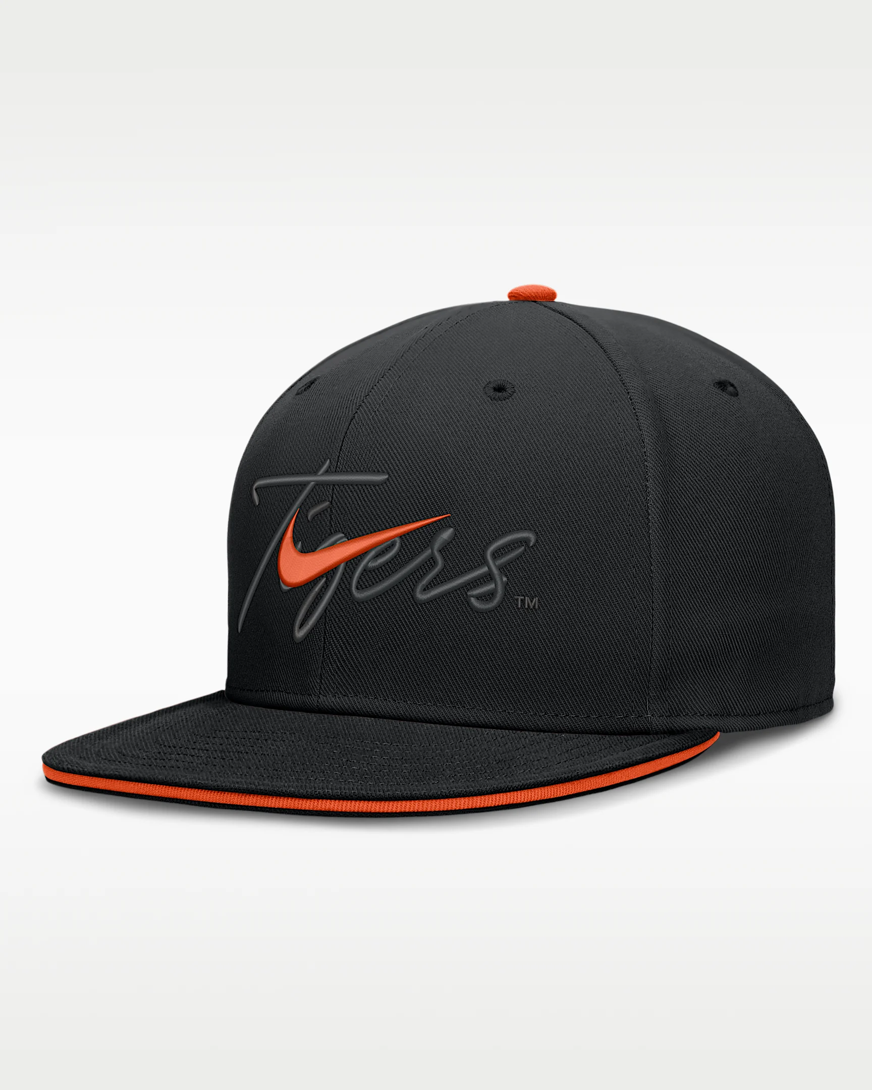 Clemson Pro Men's Nike Dri-FIT College Fitted Hat - 1