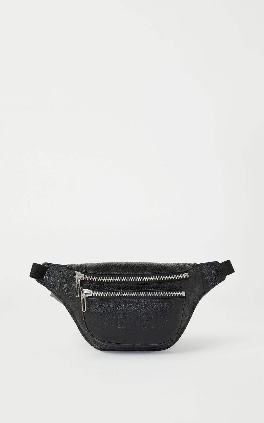 KENZO Imprint grained leather bumbag - 1