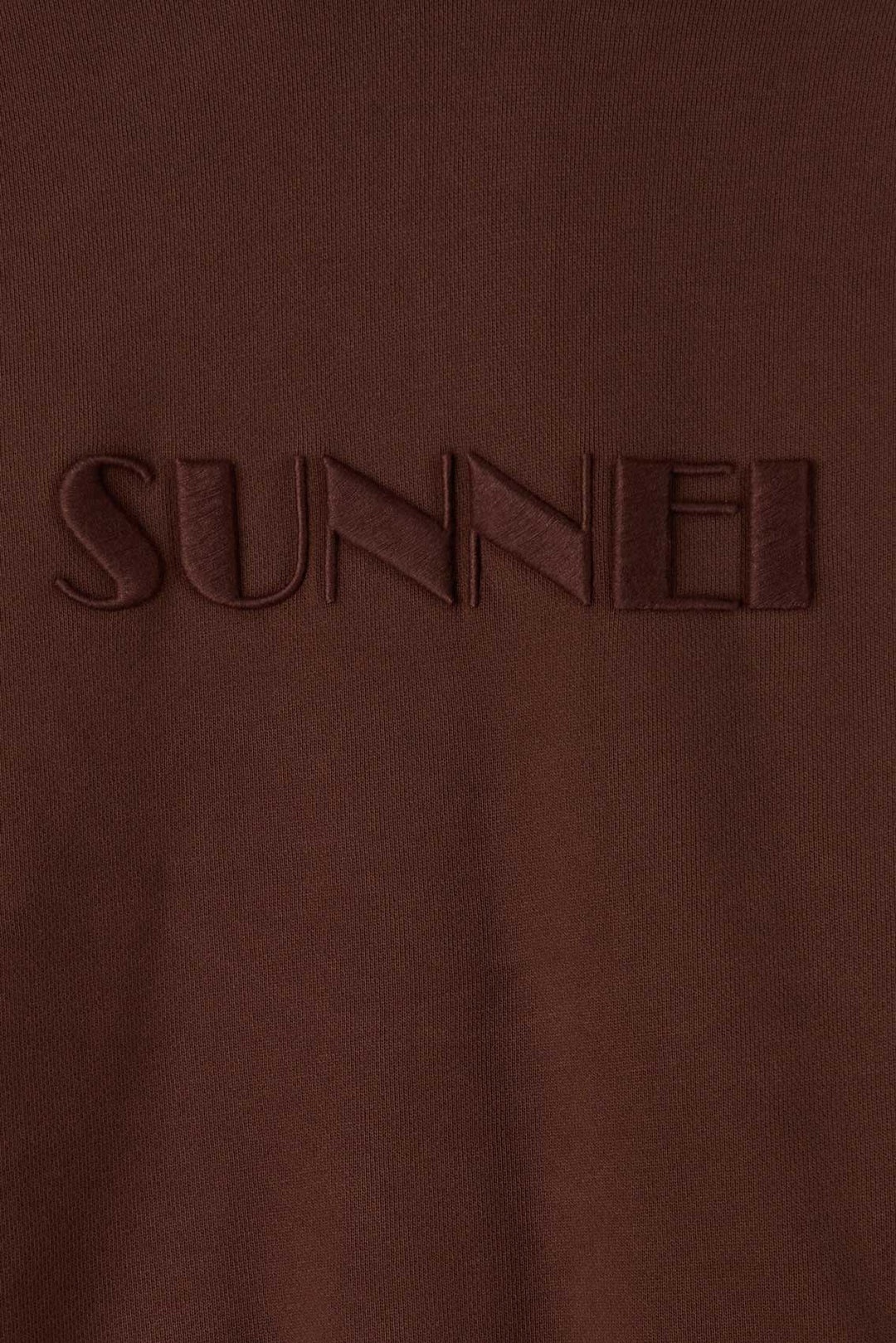 EMBROIDERED HOODIE / brown - 4
