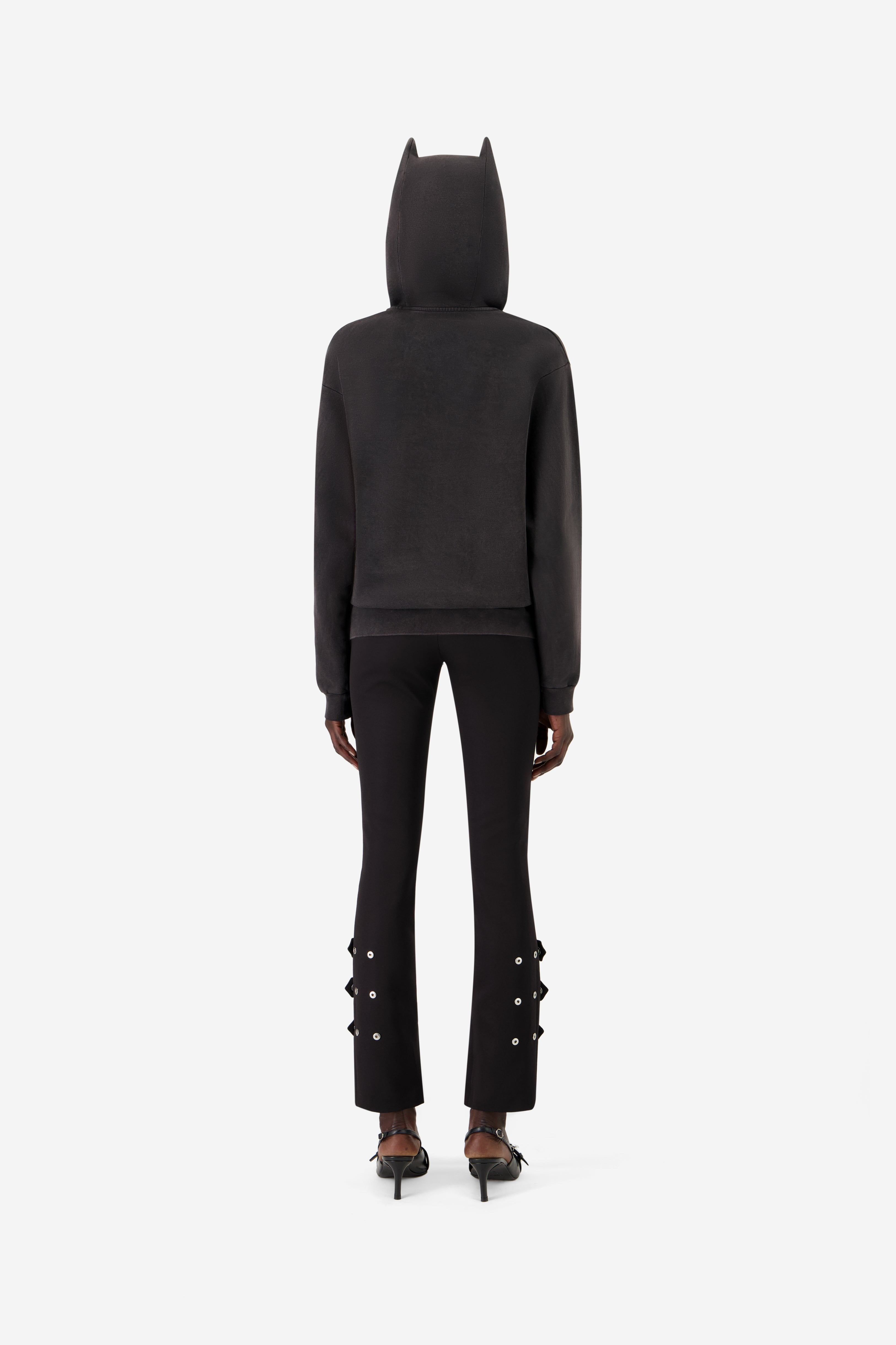 Washed Horn Hoodie - 4