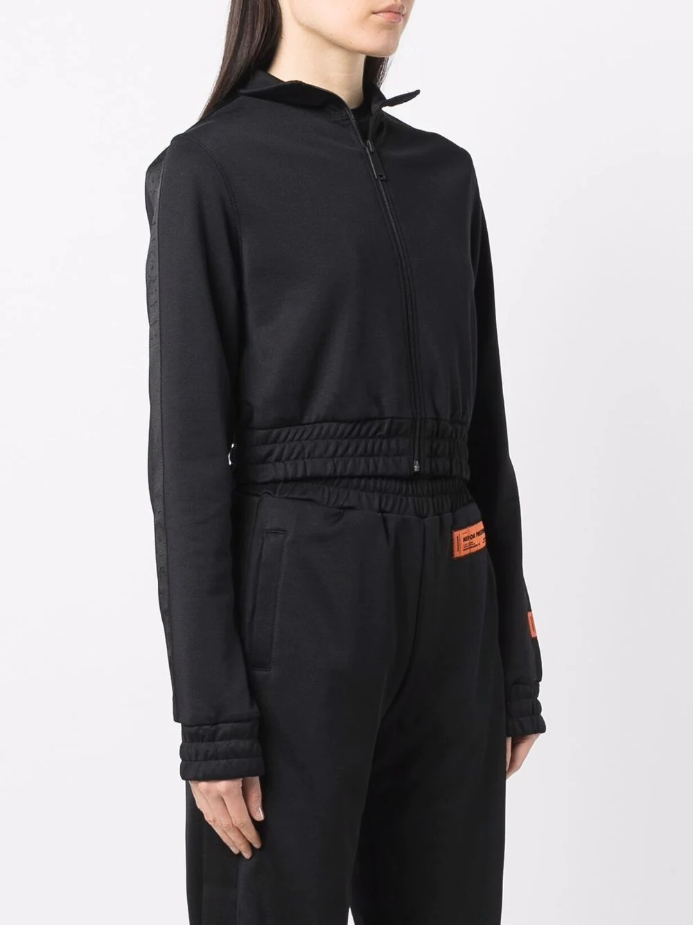 logo zip-up track jacket - 3