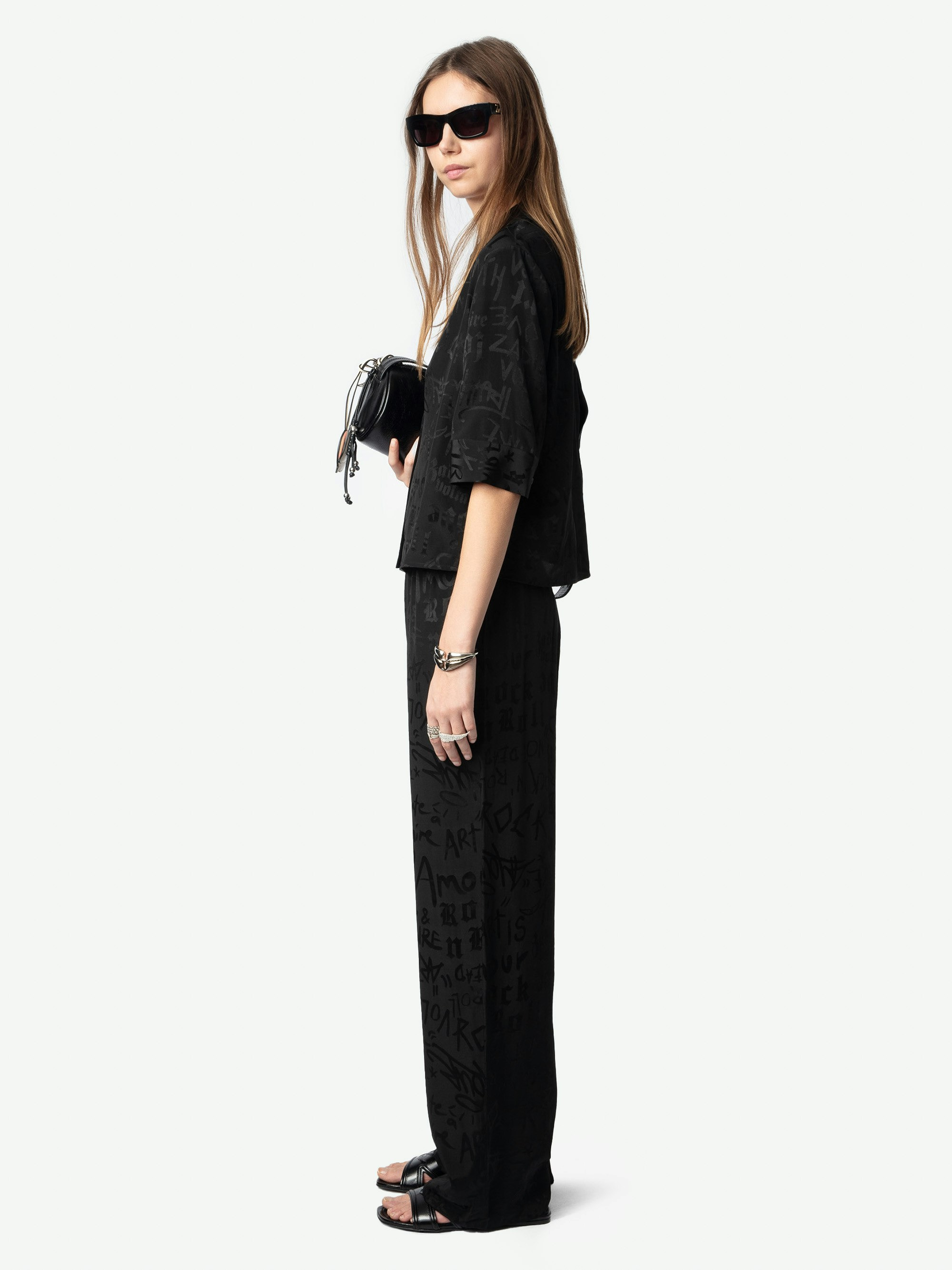 Pin Silk Pants - 4