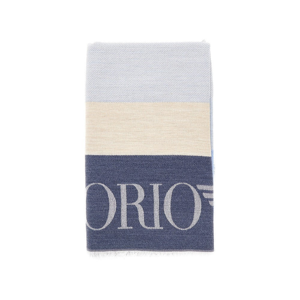 JACQUARD WOOL-BLEND SCARF - 2