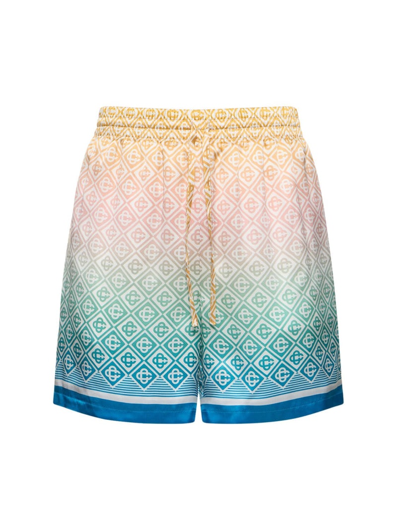 Silk shorts w/ drawstring - 1