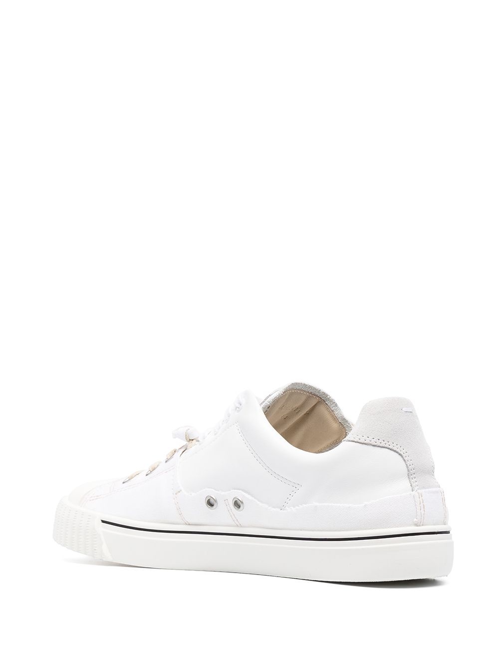 panelled low-top sneakers - 3