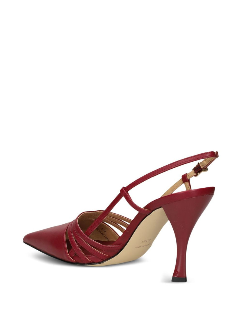 88mm Haisley pointed-toe strappy slingback pumps 4