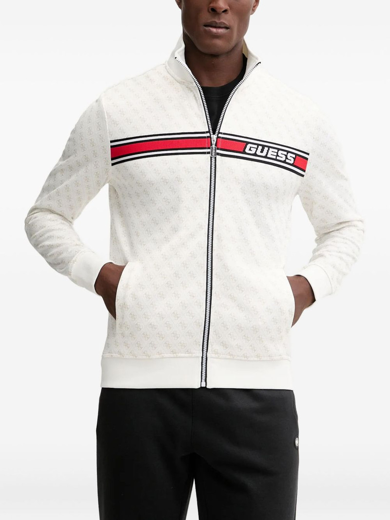 logo-stripe sweatshirt 1