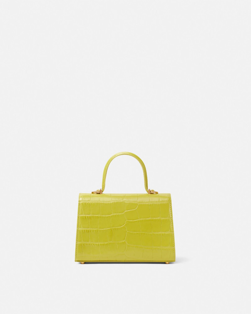 VERSACE Croc-Effect Medusa '95 Small Handbag outlook
