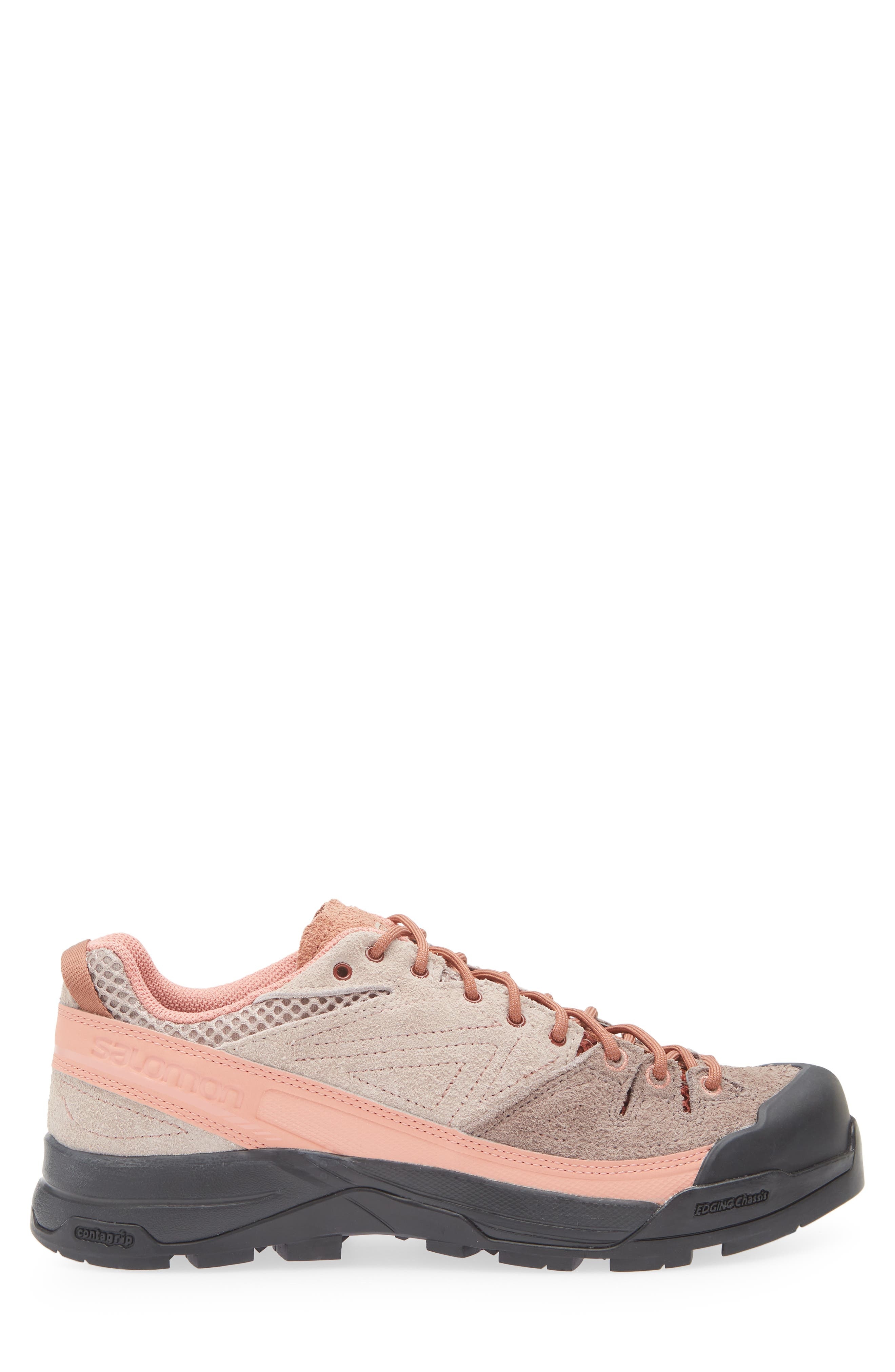 Salomon Gender Inclusive X-Alp Low Top Sneaker in Etherea/Russet/Hyma Pink at Nordstrom - 3