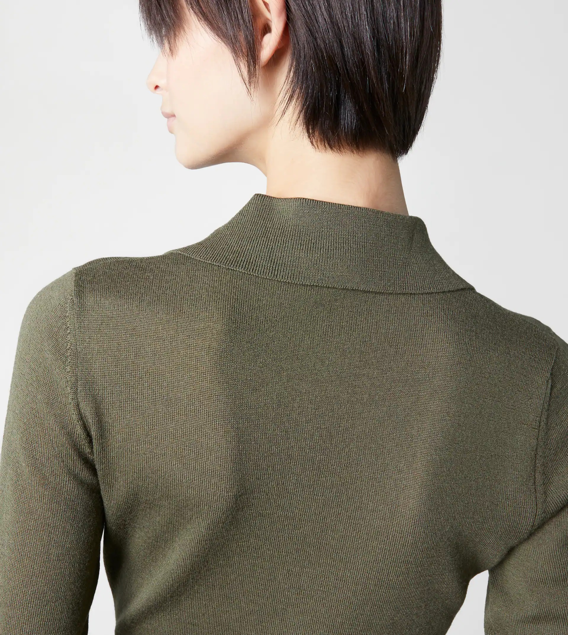 KNITTED BODYSUIT - BROWN - 5