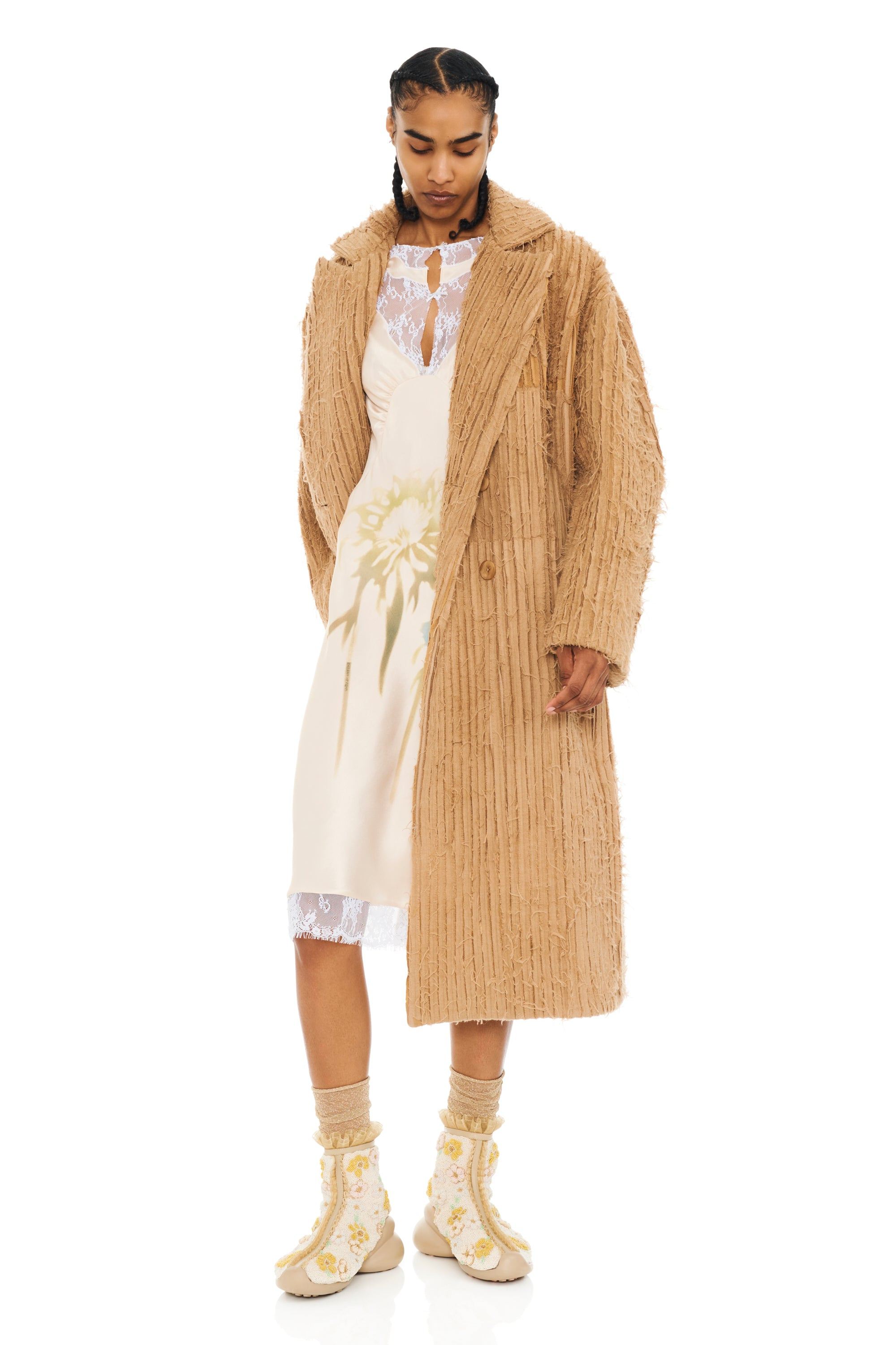 CAMEL PAW PAW COAT - 3
