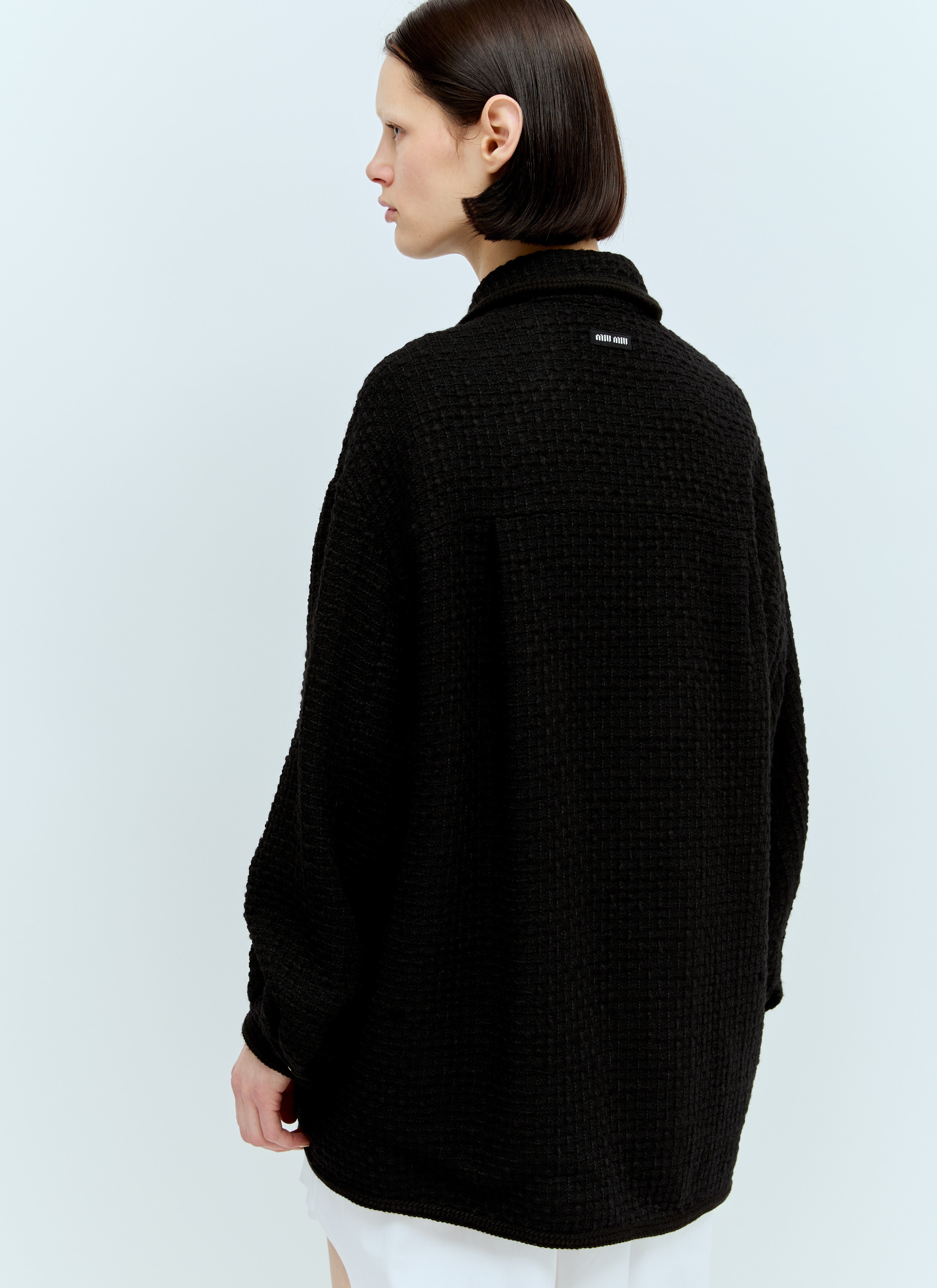 Miu Miu Women Waffle-Knit Jacket - 6
