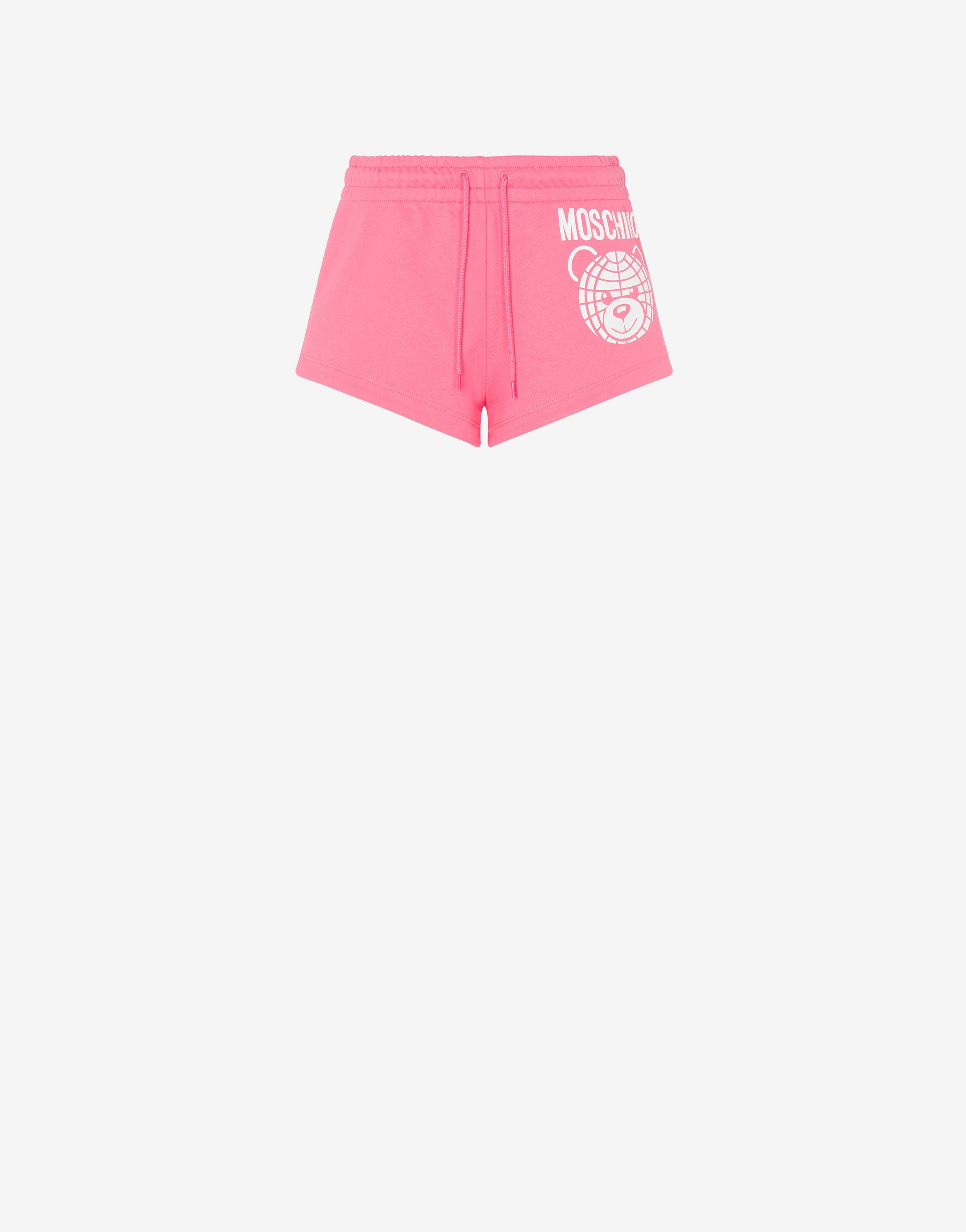 MOSCHINO TEDDY BEAR ORGANIC FLEECE SHORTS - 1