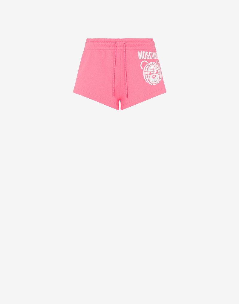 MOSCHINO TEDDY BEAR ORGANIC FLEECE SHORTS 1
