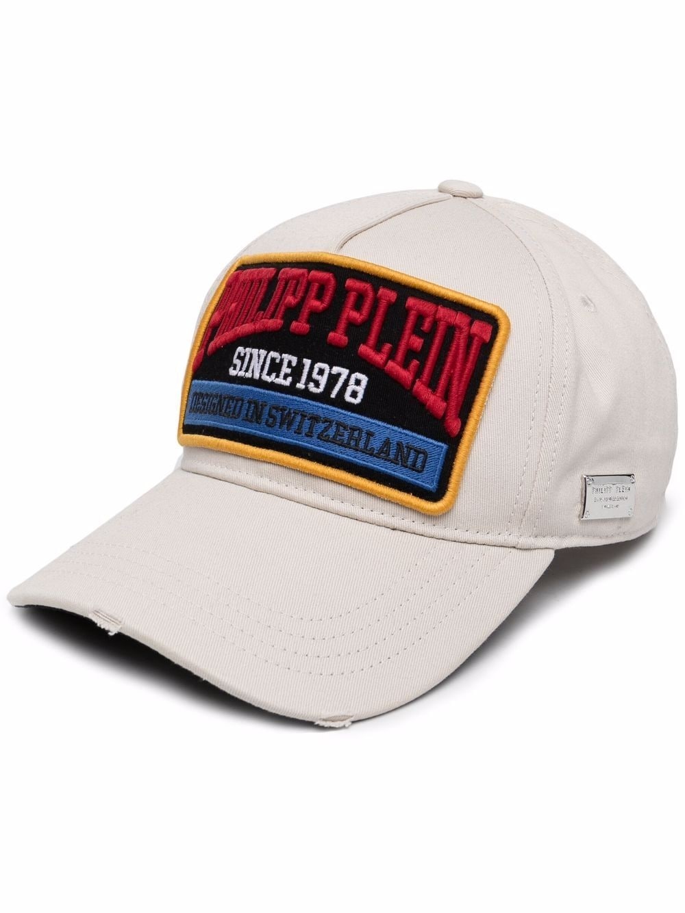 logo-patch slogan cap - 1