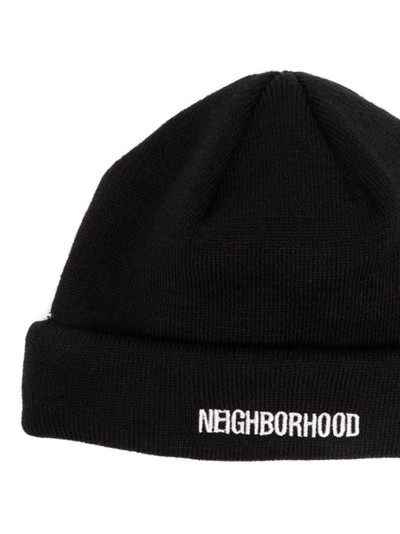 NEIGHBORHOOD logo-embroidered beanie outlook