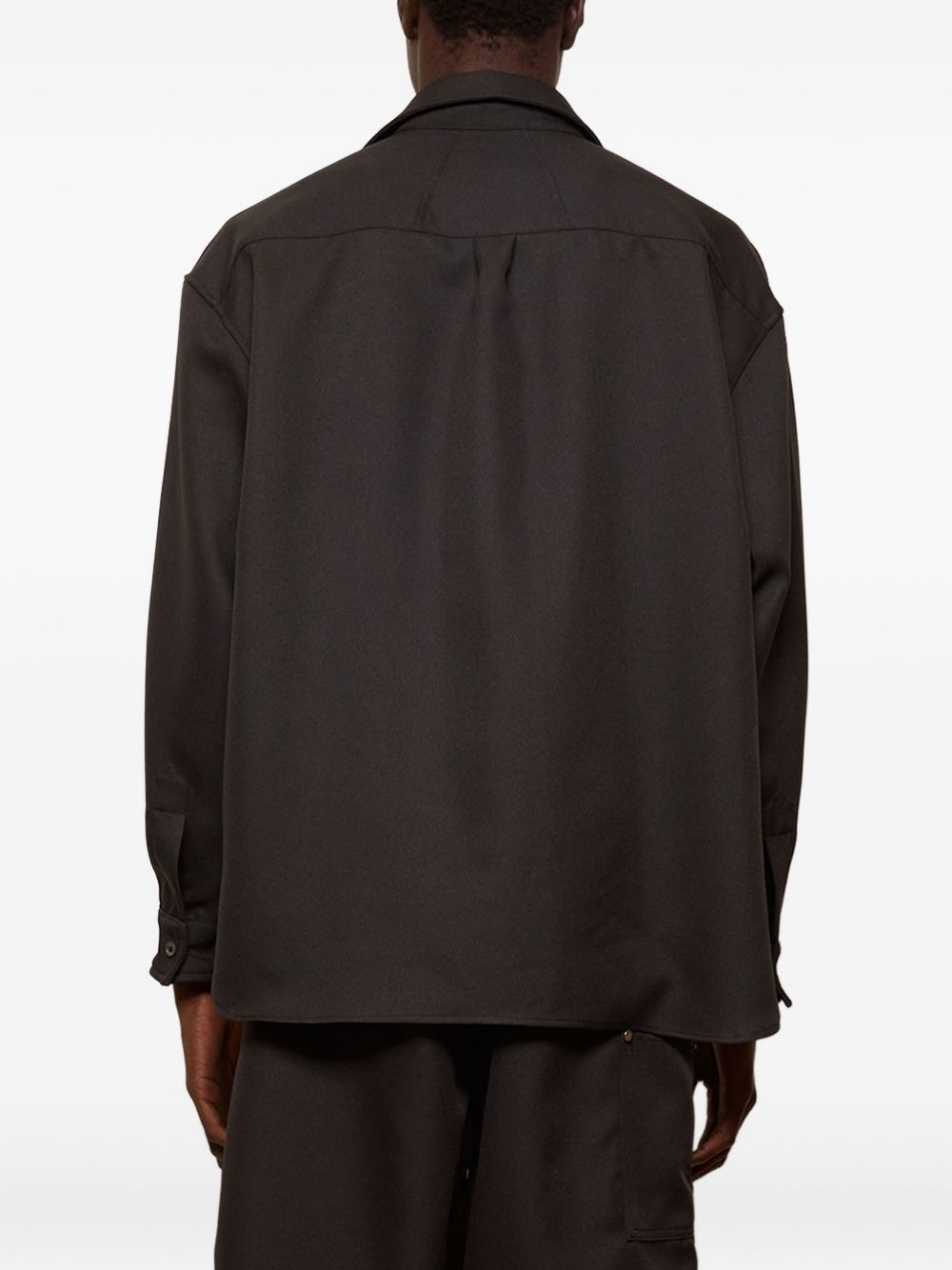 embroidered-logo shirt - 5