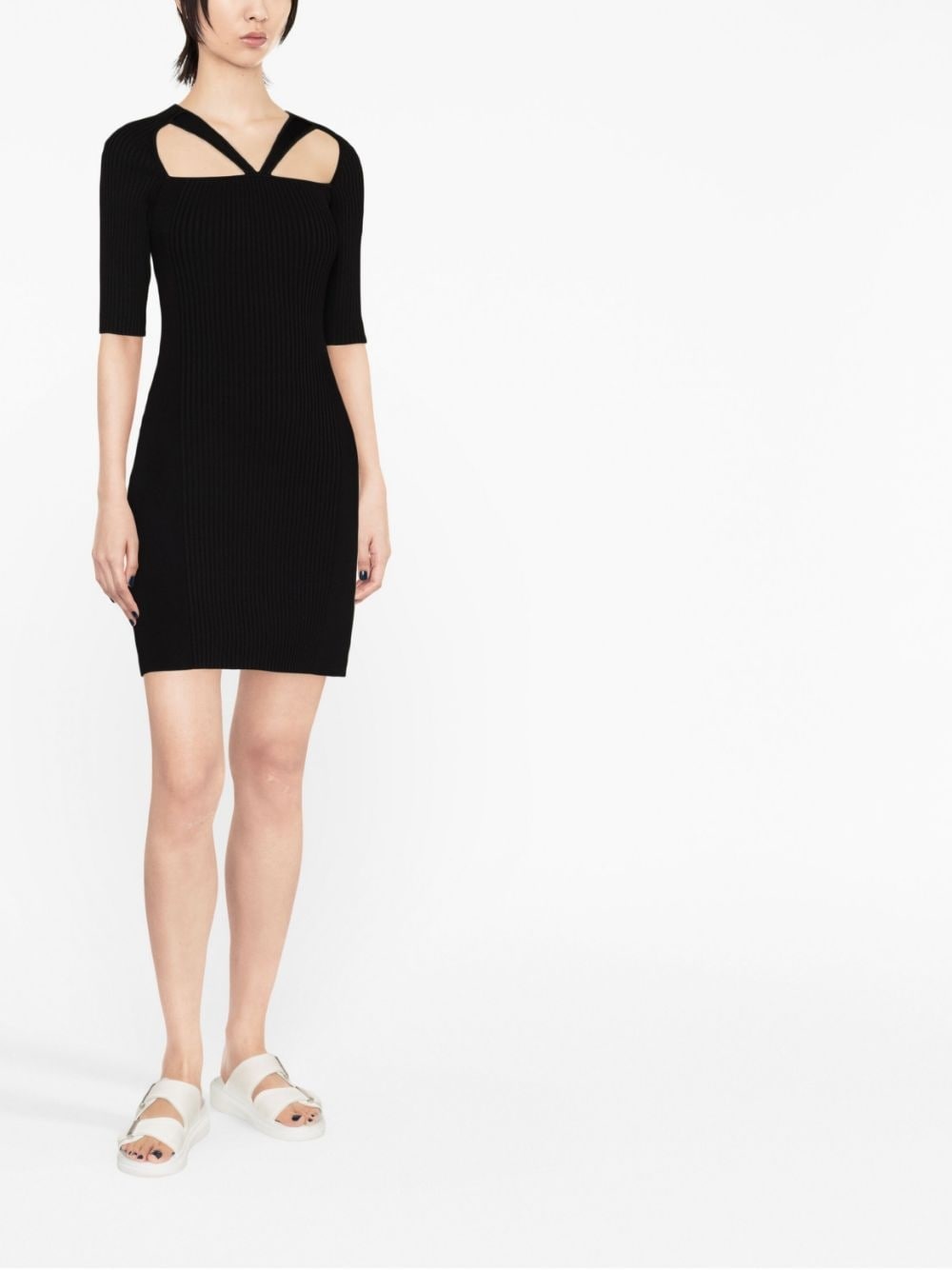 cut-out minidress - 2
