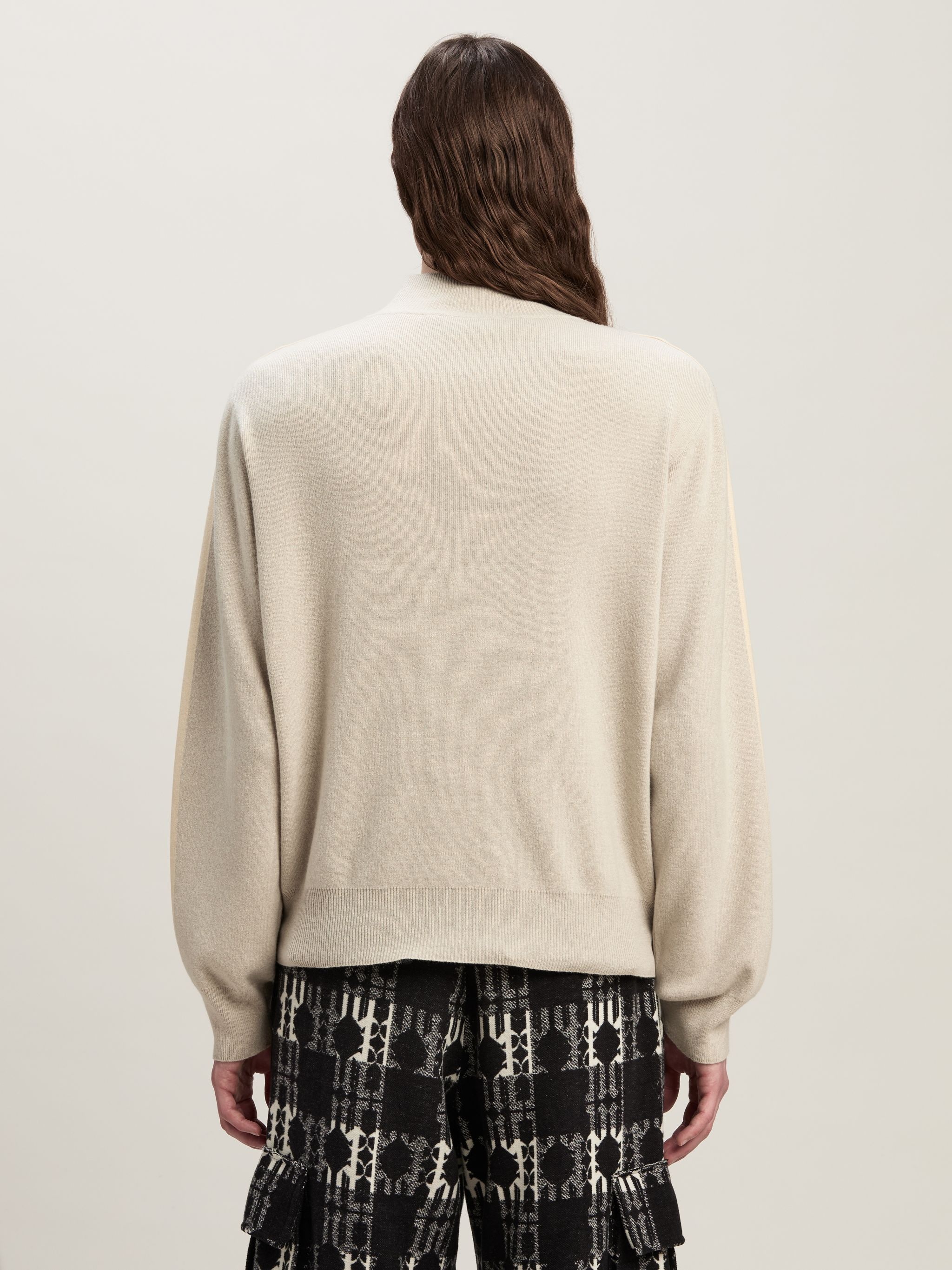 wool and cashmere Track Jacket - 5